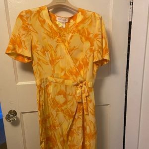 Escada 100% silk midi dress